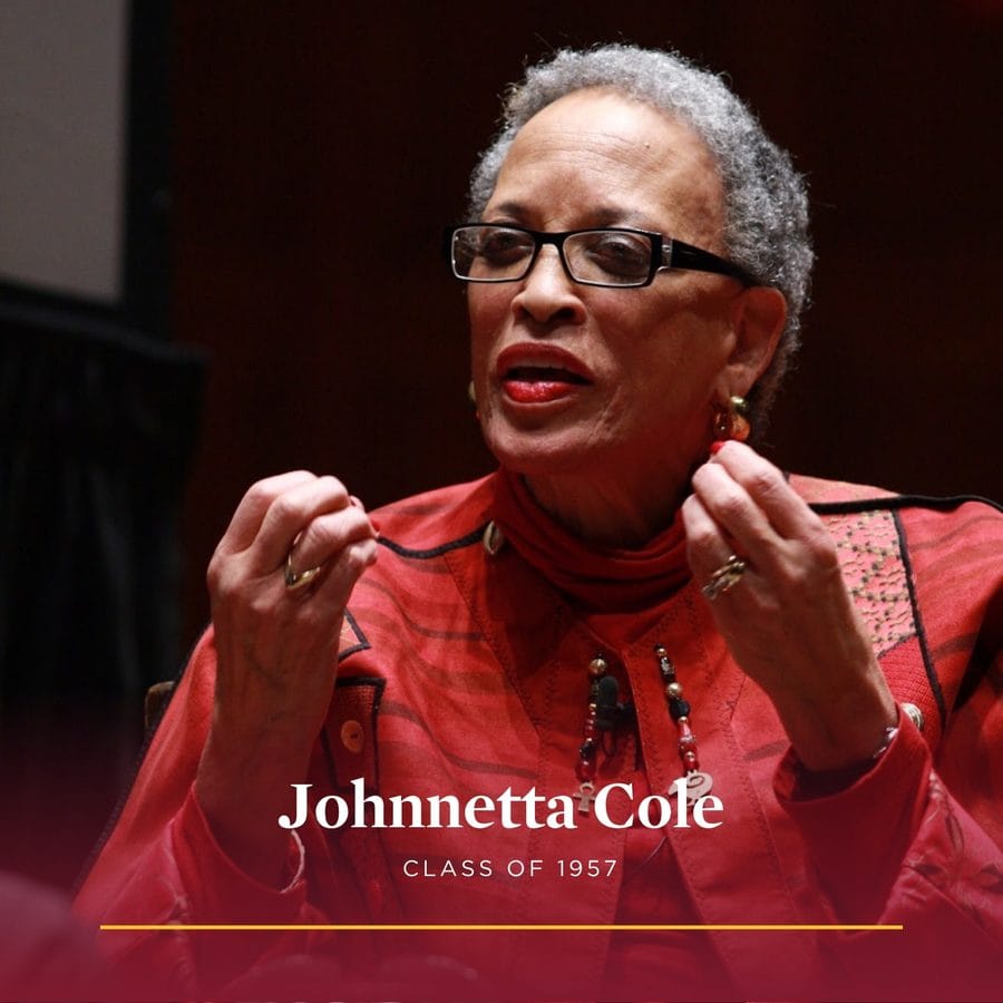 Black Alumni Stories profile graphic for Johnnetta Cole