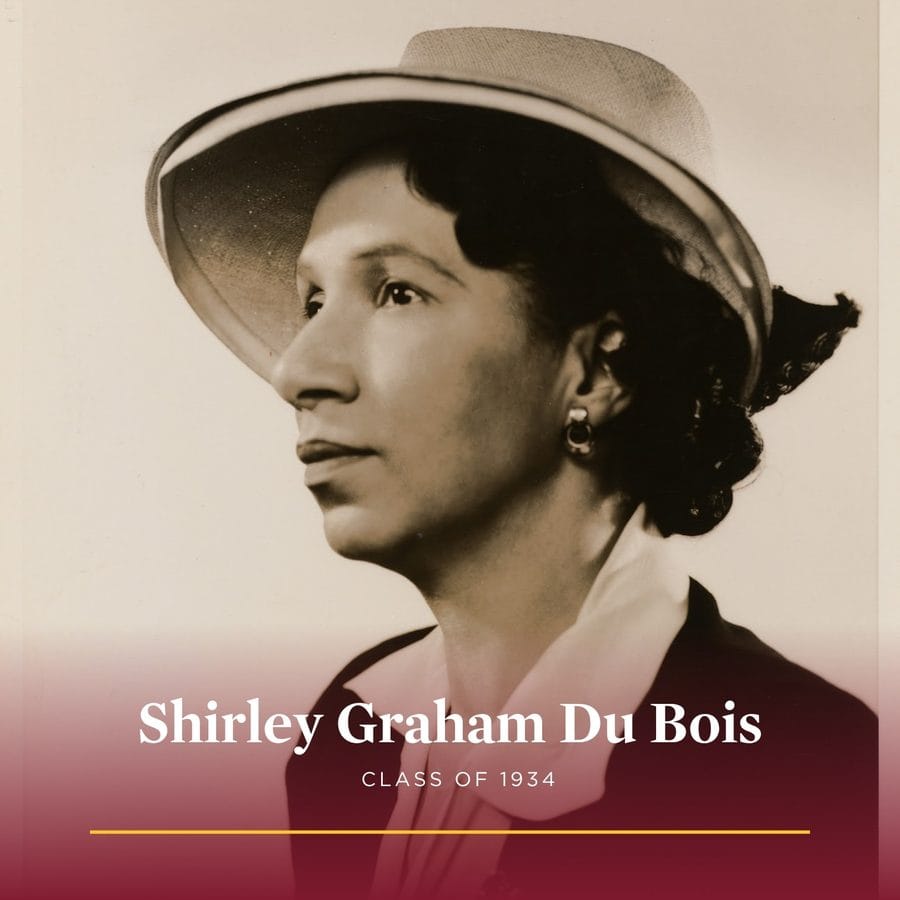 Black Alumni Stories profile graphic for Shirley Graham Du Bois